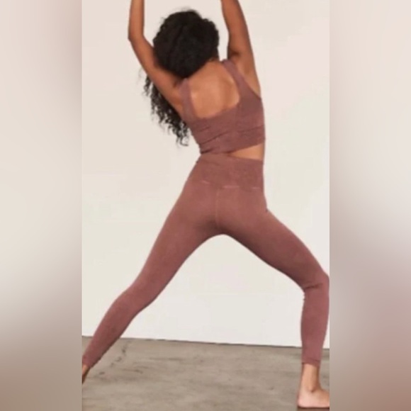 Free People Pants - Free People Good Karma Hi Rise Leggings in Sequoia Size Medium Large NWOT $78